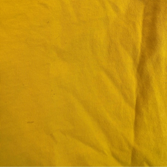 Vintage Disney World Quarter Button Yellow Embroidered Shirt Size Small - Picture 3 of 13